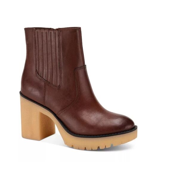 Sun + Stone Mahogny Lug Sole Ankle Boot 11 NIB - Picture 1 of 10